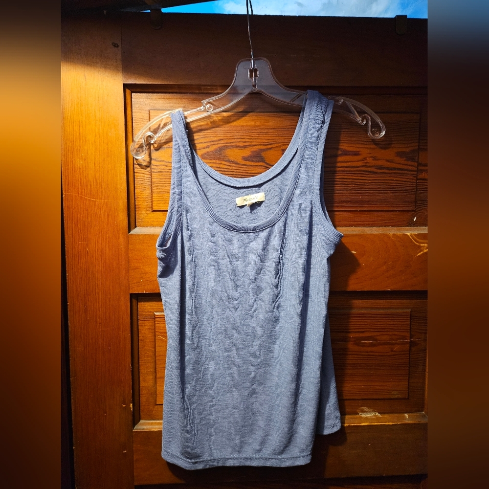 Madewell Women's Blue Tank Top